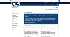 Desktop Screenshot of cchn.ufes.br