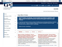 Tablet Screenshot of cchn.ufes.br