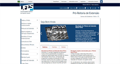 Desktop Screenshot of proex.ufes.br