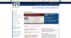 Desktop Screenshot of ccje.ufes.br