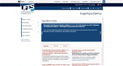 Desktop Screenshot of ele.ufes.br