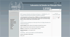 Desktop Screenshot of lesef.ufes.br