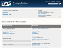 Tablet Screenshot of ccv.ufes.br