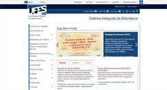 Desktop Screenshot of bc.ufes.br