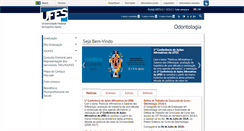 Desktop Screenshot of odonto.ufes.br