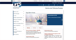Desktop Screenshot of cce.ufes.br