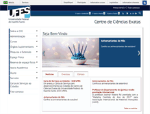 Tablet Screenshot of cce.ufes.br
