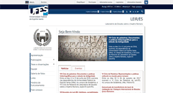Desktop Screenshot of leir.ufes.br
