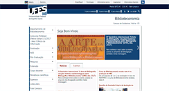 Desktop Screenshot of biblioteconomia.ufes.br