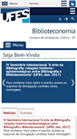 Mobile Screenshot of biblioteconomia.ufes.br
