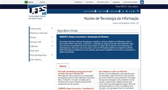 Desktop Screenshot of npd.ufes.br