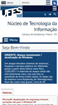 Mobile Screenshot of npd.ufes.br