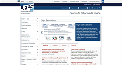 Desktop Screenshot of ccs.ufes.br