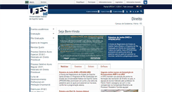 Desktop Screenshot of direito.ufes.br