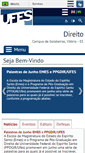 Mobile Screenshot of direito.ufes.br