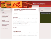 Tablet Screenshot of doencafalciforme.ufes.br