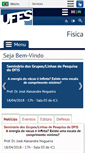 Mobile Screenshot of fisica.ufes.br